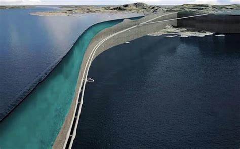 Norway undersea auto tunnel: longest(17M)/deepest(1/4 mile b sea level)