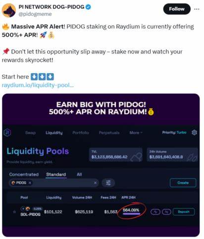 PiDOG Price Up 250% as Raydium Staking Offers 500% APR - Crypto Times