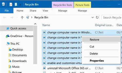 Windows 10/11de Son Silinen Dosyalar Nasıl Görüntülenir?