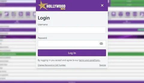 Log in with your Hollywoodbets account