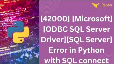 Microsoft Python Driver for SQL Server