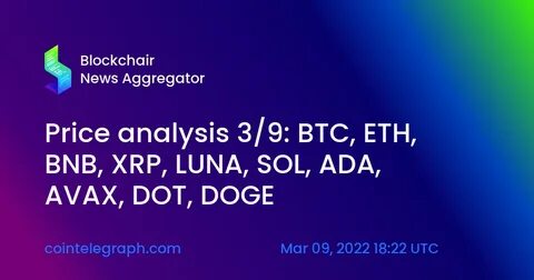 Price analysis 3/7: BTC, ETH, XRP, BNB, SOL, ADA, DOGE, PI, HBAR, LINK - Cointelegraph