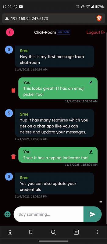 Show HN: I built a chatroom that only accepts emoji