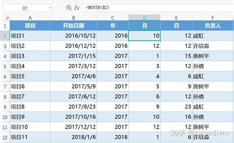 Excel公式与函数-日期函数-today、year、month、day_百度知道