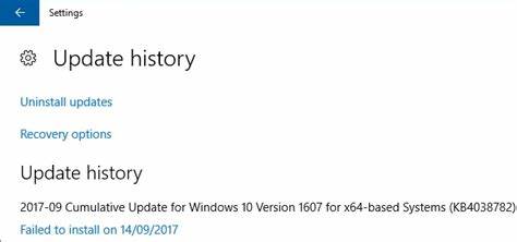 Windows 10 Update 1607 problems - Microsoft Community