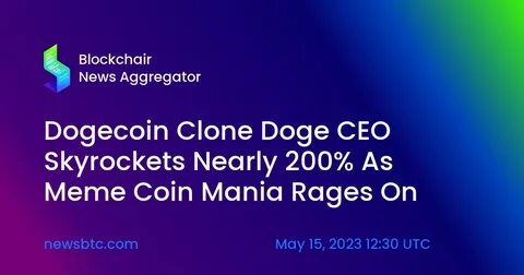 Dogecoin Open Interest Declines 67% In Three Months – Can Meme Coins Recover? - NewsBTC