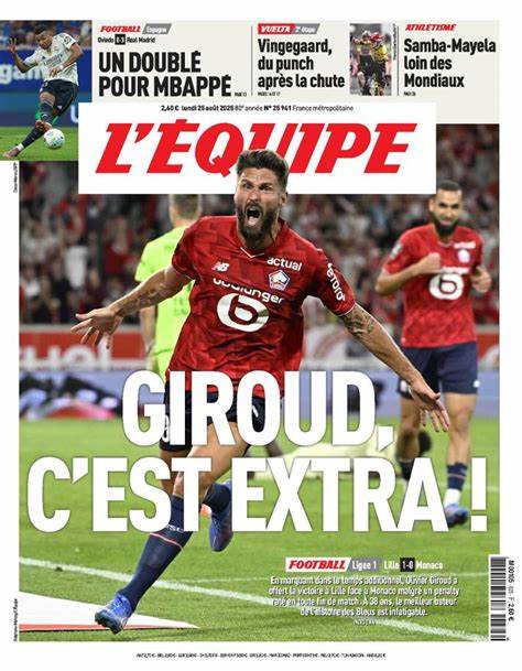 Kiosque L'Équipe : toutes les éditions du journal