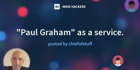 Paul Graham as a Service