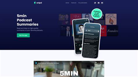 Show HN: I made a web app for structured podcast summaries