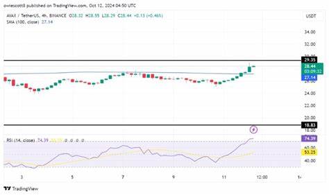 Avalanche Rebounds: Eyes $29.35 Breakout And Further Gains - Binance