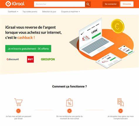 iGraal - ᐅ Cashback : récupérez de l'argent sur vos achats en ligne