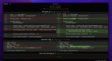 Dunk: Prettier Git Diffs in the Terminal