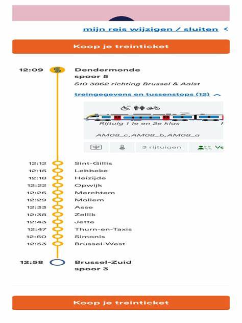 Vind en koop je treinticket online : veilig en snel | NMBS