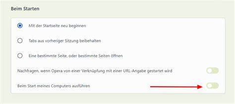 Autostart verhindern - kommt immer wieder :- ( | Opera forums