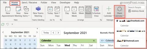 How to pin the contents of my outlook calendar to a desktop widget 