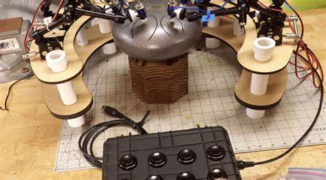 Robotic tongue drummer bangs out all the ambient hits