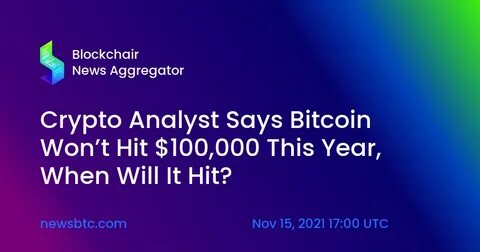 Crypto Analyst Predicts Bitcoin 400% Surge To $200,000, Here’s When - NewsBTC