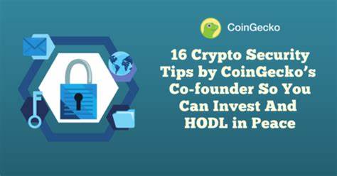 16 Crypto Security Tips by CoinGecko’s Co-founder So You Can Invest & HODL in Peace - CoinGecko