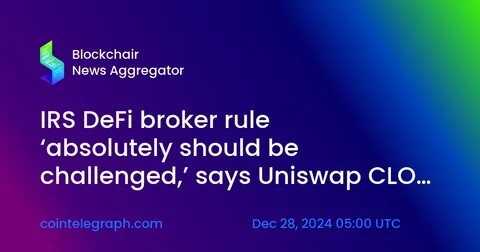 Senate to vote on repealing IRS rule targeting DeFi brokers - Cryptopolitan