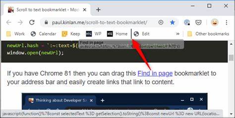 Linking to Text Fragments with a Bookmarklet