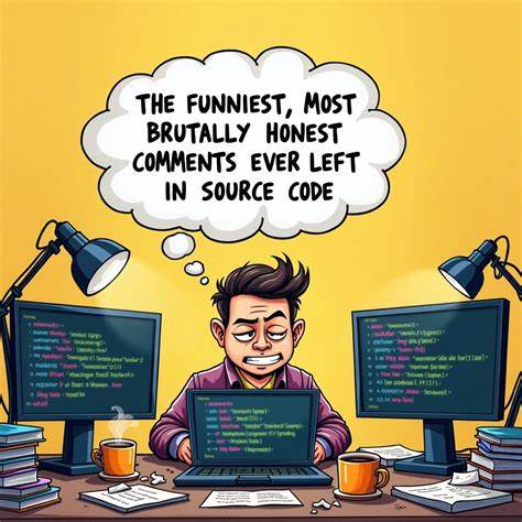 The Funniest, Most Brutally Honest Comments Ever Left in Source Code