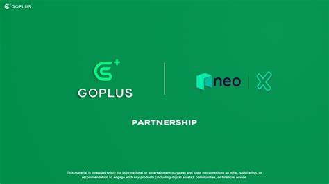 GoPlus partners with Neo for node-level security on Neo X Sidechain