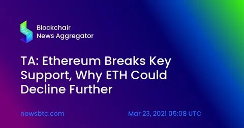 Ethereum Price Breaks Key Support, Flashes Bearish Takeover - InvestingCube