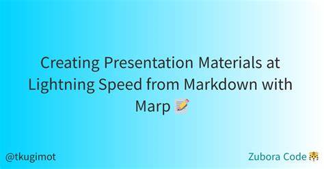 Show HN: Presentations at the Speed of Markdown