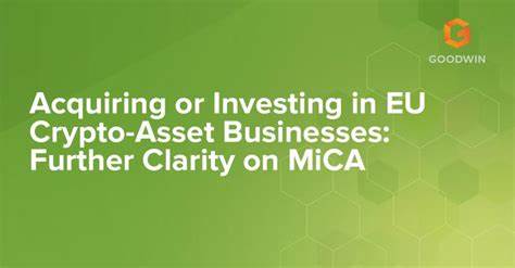 Acquiring or Investing in EU Crypto-Asset Businesses: Further Clarity 