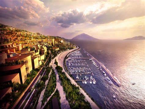 El Salvador's president reveals design for volcanic Bitcoin City - Dezeen