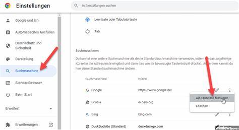 Google als Standardsuchmaschine festlegen - Google Suche-Hilfe