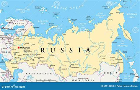 Interactieve Rusland kaart met steden, straat, gebieds en satelliet kaart