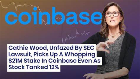 Cathie Wood Trims Coinbase Stake As COIN Hits New ATH - InsideBitcoins
