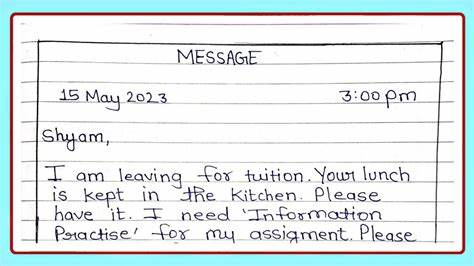 Writing the same message every day?