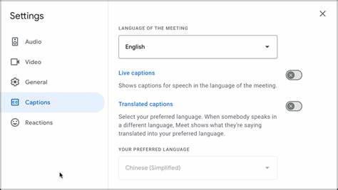 Use translated captions in Google Meet