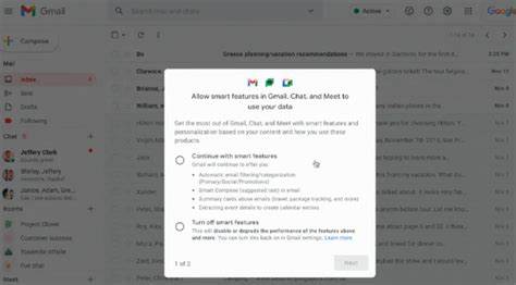 Gmail/Google starts disabling features unless you agree to data processing
