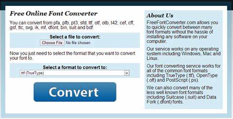 Free Font Converter – No More Format Headaches