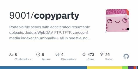 Copyparty: Portable file server with resumable uploads, dedup, WebDAV, and more