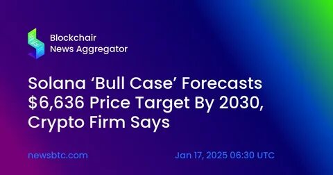 $2,300 Bitwise predicted bear case for Solana in 5 years, bull case $6,600 - CryptoSlate