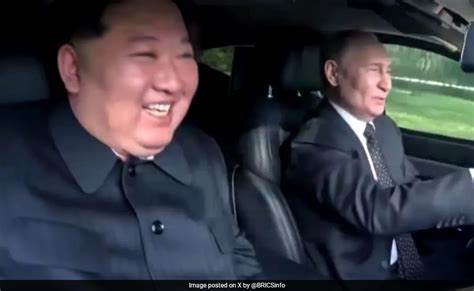 Shared drive​ - Putin takes Kim Jong-un on limousine drive, later gifts him Aurus car - The Economic Times