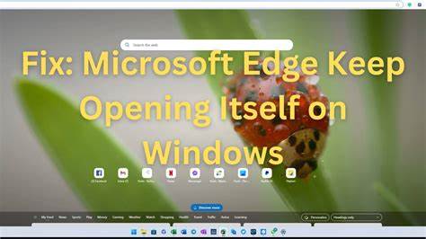 Microsoft Edge keeps opening to on "MSN" start page when I log on