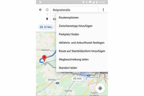 Wegbeschreibungen abrufen und Routen in Google Maps anzeigen