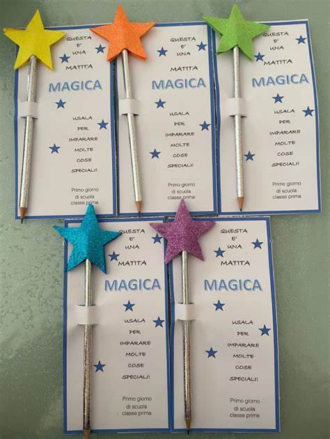 Matita magica per l'accoglienza - Lavoretti Creativi