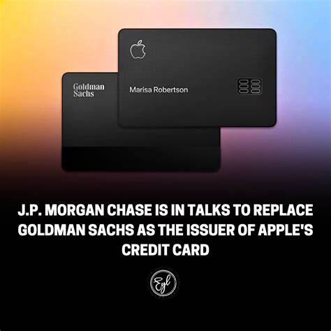 JPMorgan Chase is nearing a deal to replace Goldman Sachs as Apple Card issuer, sources say