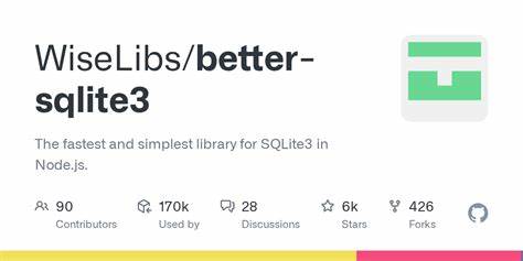 Better-sqlite3: The fastest and simplest library for SQLite3 in Node.js