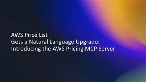AWS Pricing MCP Server