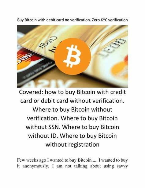 (PDF) Buy Bitcoin with credit or debit card - No KYC verification - ResearchGate