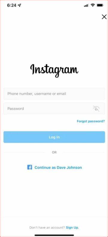 رابط مباشر لـ تسجيل دخول Instagram - المرسال