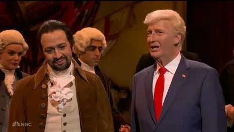 ‘SNL’ Cold Open: Trump Cuts Off Lin-Manuel Miranda’s Rap to Defend His First Week in Office - Yahoo Entertainment