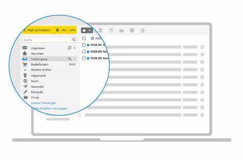 Einloggen bei WEB.DE